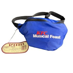 Vintage Kentucky Fried Chicken KFC Musical Feast Fanny Pack Hip Adult Size